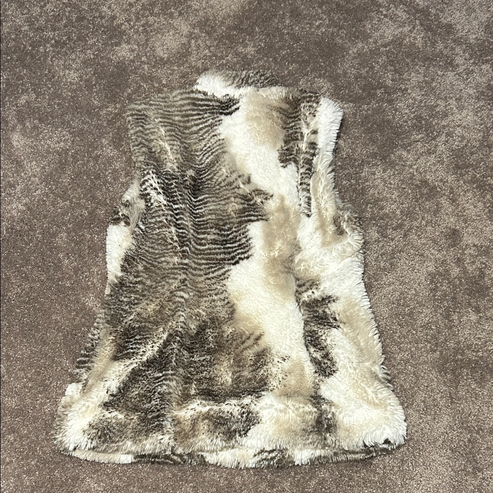 CAbi Textured Brown and Cream Vest sz:small - Picture 5 of 8